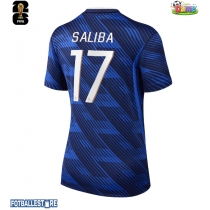Frankrike William Saliba #17 Hjemmedrakt Dame VM 2026 Kortermet